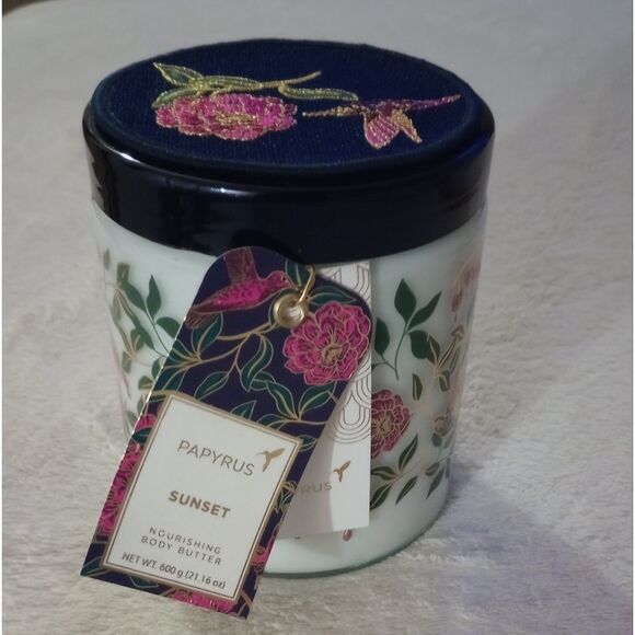 🆕Papyrus Sunset Nourishing Body Cream - Black and Pink - Picture 1 of 6